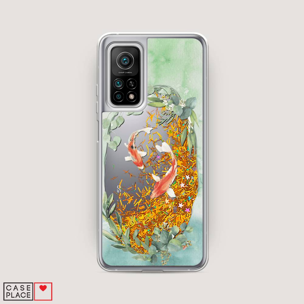 

Чехол Awog на Xiaomi Mi 10T/Mi 10T Pro "Две золотые рыбки", Разноцветный, 39390-1