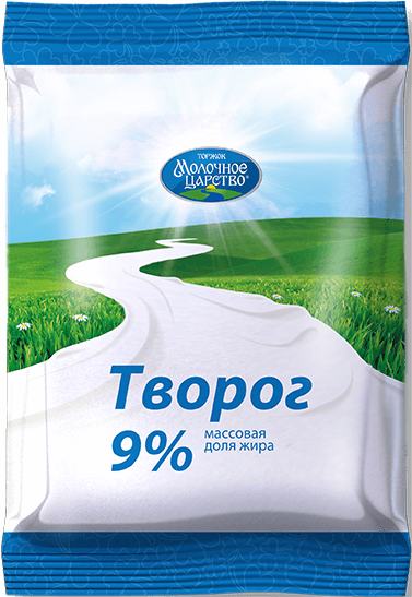 Творог Молочное царство 9% бзмж 200 г