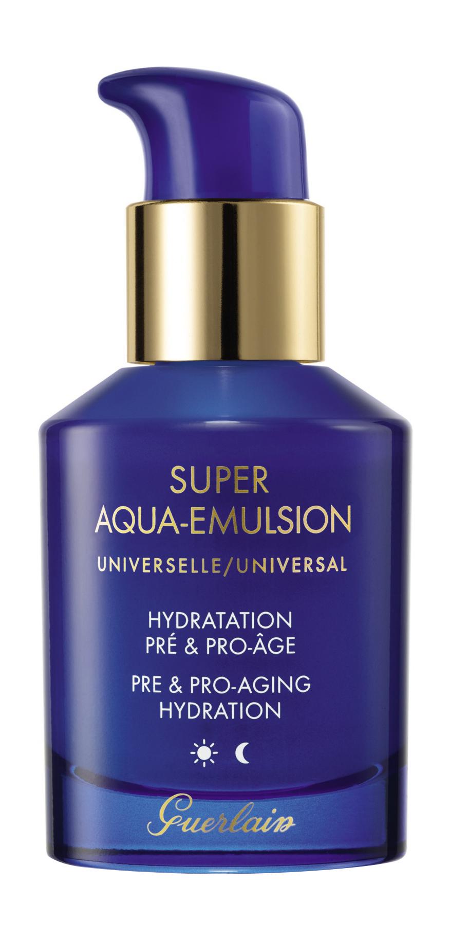 фото Эмульсия для лица guerlain super aqua-emulsion universal pre&pro-aging hydration, 50 мл