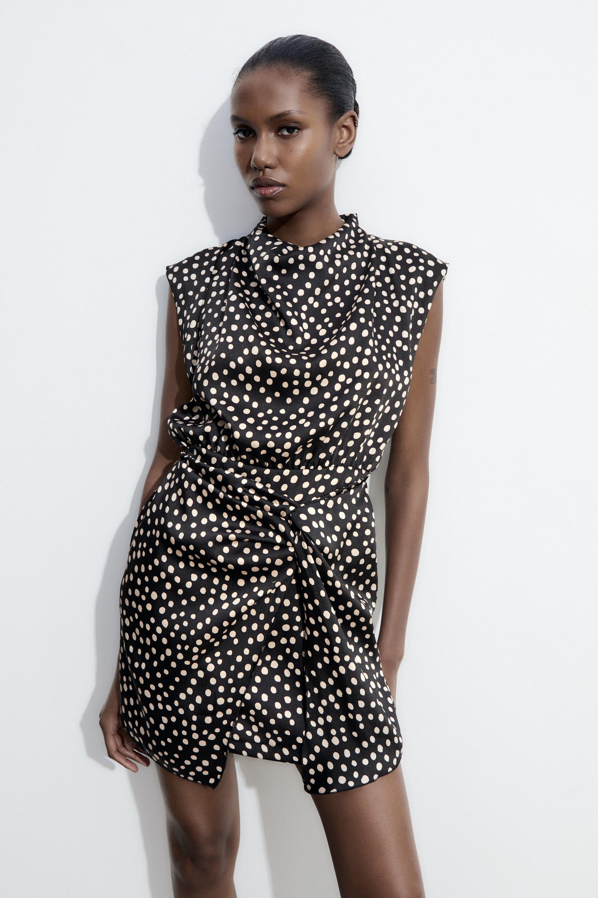 

Платье женское ZARA 09878080 черное XL (доставка из-за рубежа), 09878080