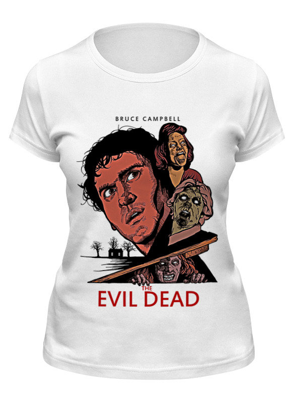 

Футболка женская Printio Evil dead белая 2XL, Белый, Evil dead