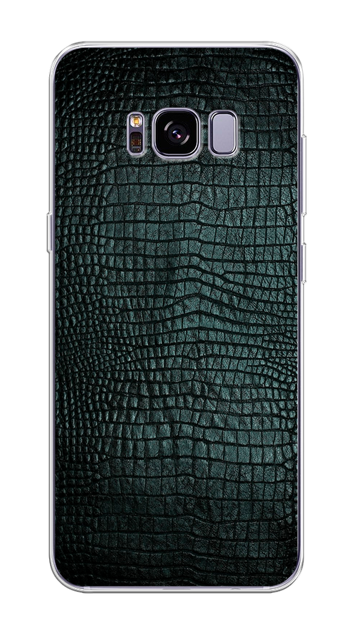 

Чехол Awog на Samsung Galaxy S8 + "Черная змея", Черный;серый;голубой, 24850-3