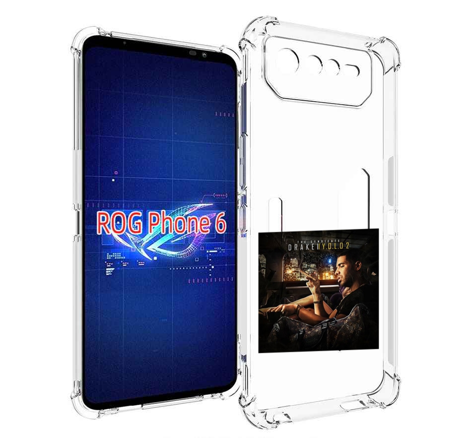 Чехол MyPads Drake - You Only Live Once 2 для Asus ROG Phone 6