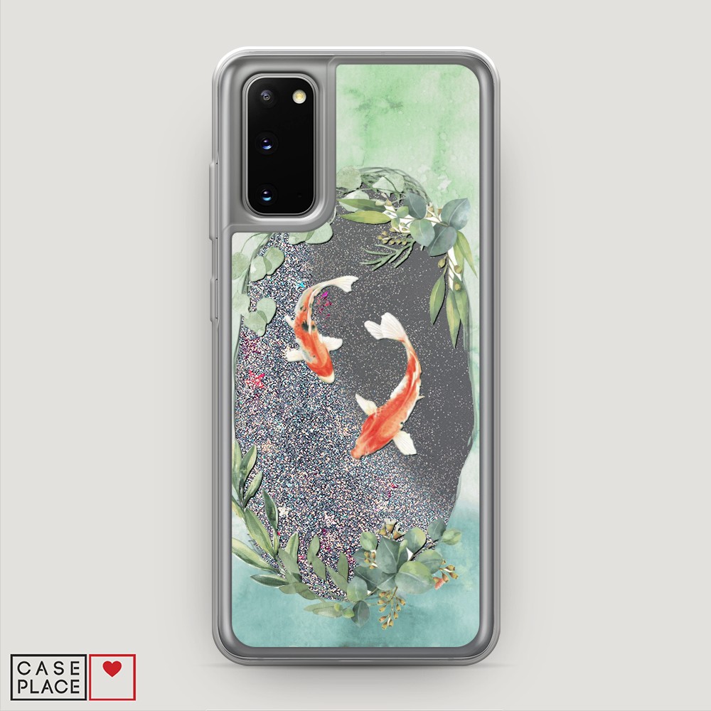 

Чехол Awog на Samsung Galaxy S20 "Две золотые рыбки", Разноцветный, 29291-1