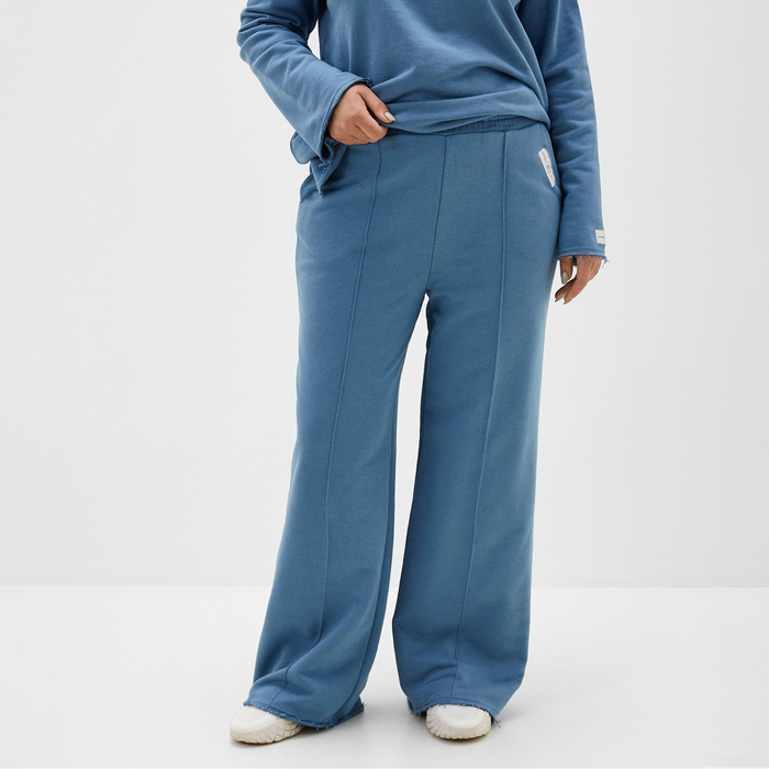 

Брюки женские MIST 9953117 синие 42 RU, Синий, 9953120