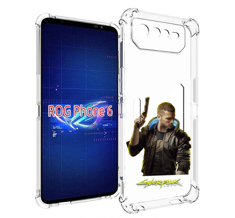 

Чехол MyPads Cyberpunk-2077 для Asus ROG Phone 6, Прозрачный, Tocco