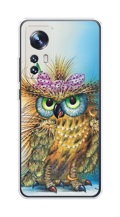 

Чехол на Xiaomi 12"Модная сова", Коричневый;голубой, 312950-1