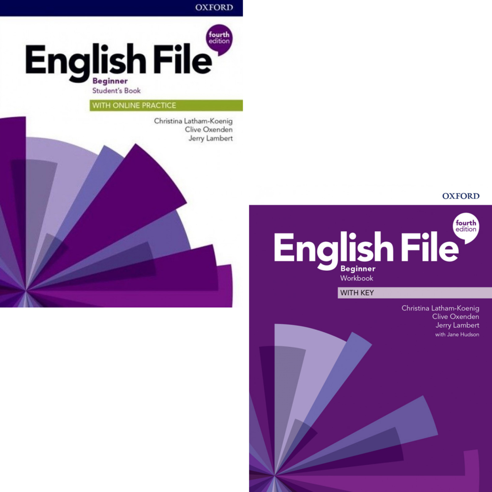 

Комплект учебников English File (4th). Beginner. SB + WB with key + Online Practice