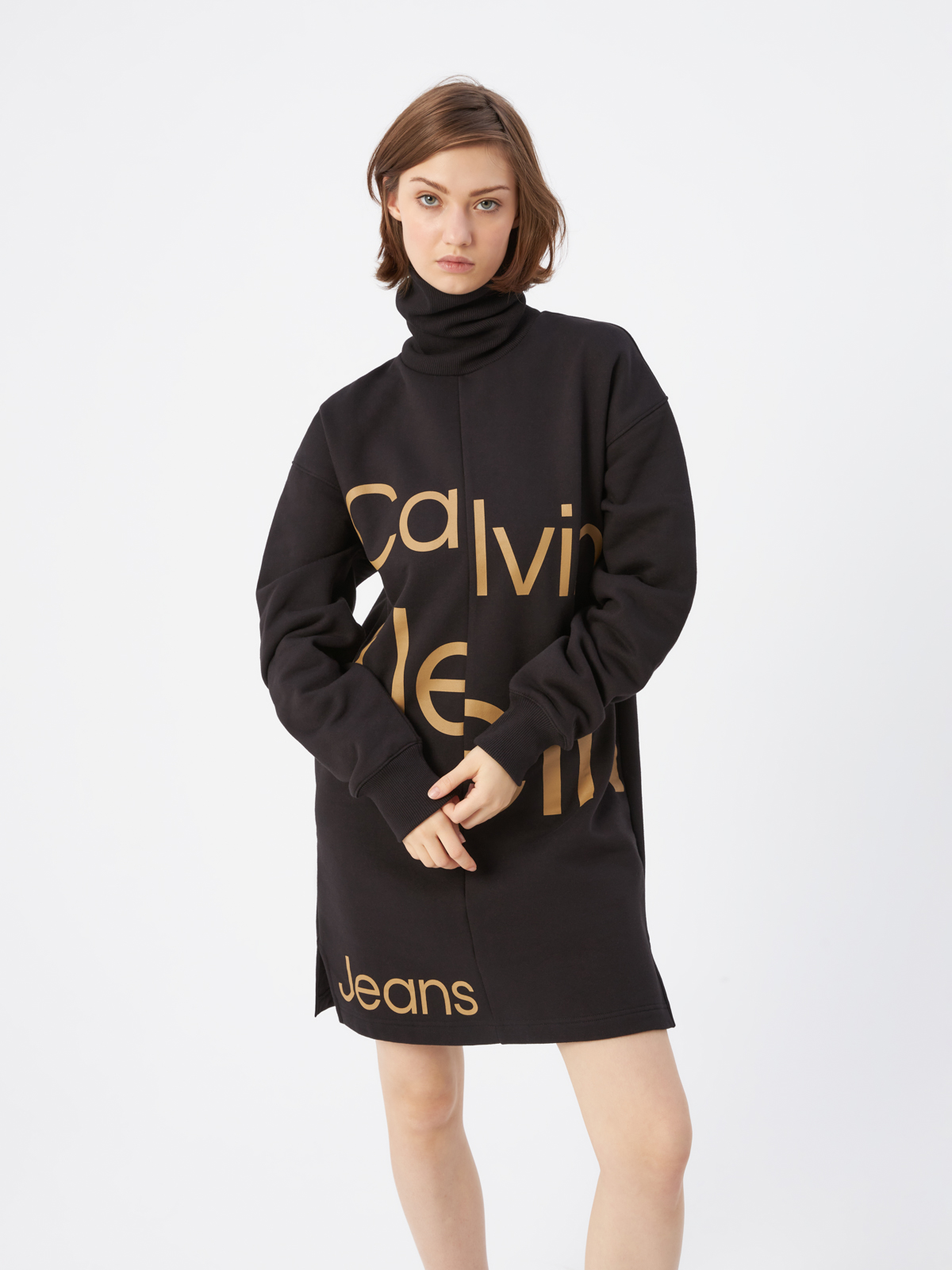 

Платье женское Calvin Klein Jeans J20J219991BEH черное M, Черный, J20J219991BEH