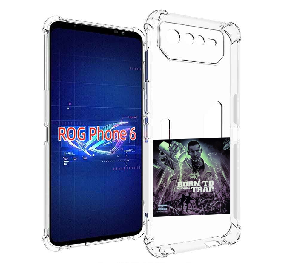 

Чехол MyPads Born to Trap Kizaru для Asus ROG Phone 6, Прозрачный, Tocco
