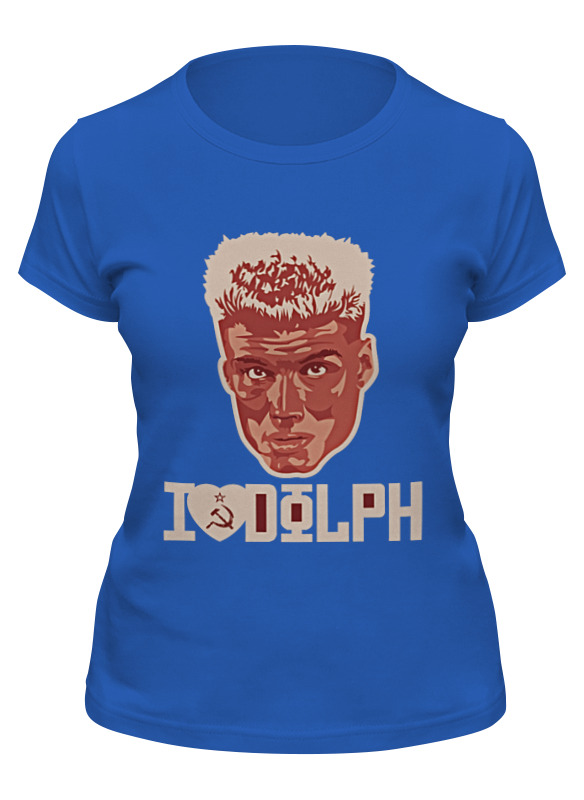 

Футболка мужская Printio Dolph lundgren синяя 2XL, Синий;черный, Dolph lundgren