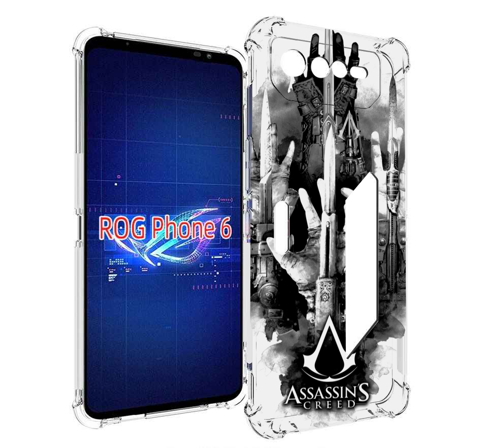 

Чехол MyPads Assassin's Creed скрытый клинок для Asus ROG Phone 6, Прозрачный, Tocco