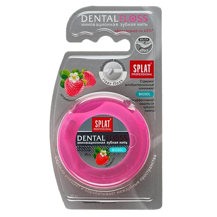 

SPLAT Professional Dental Floss з/нить 30м клубника