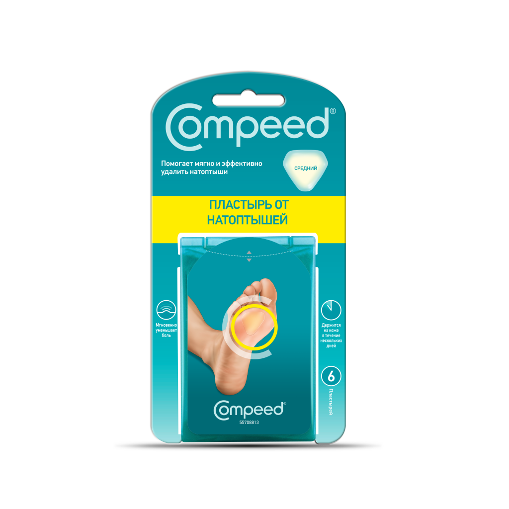 

Пластырь Compeed №6 от натоптышей средний