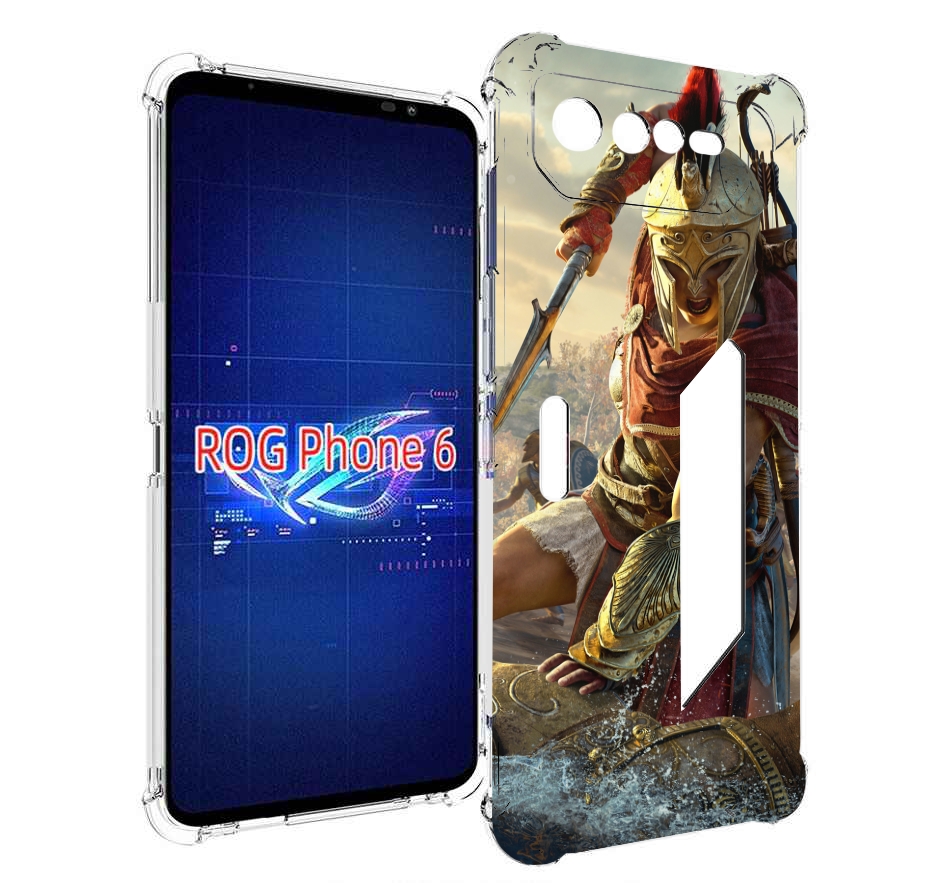 

Чехол MyPads Assassin's Creed Odyssey Kassandra мужской для Asus ROG Phone 6, Прозрачный, Tocco