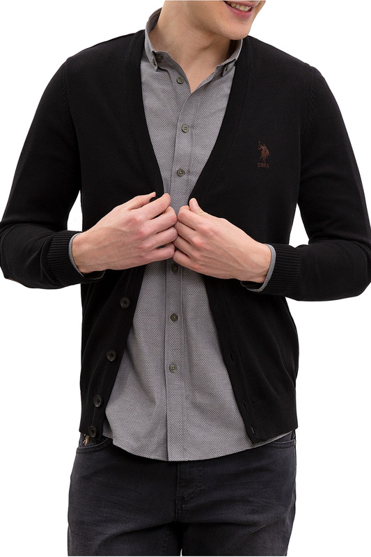 

Кардиган мужской G081SZ0TH0 U.S. POLO Assn. черный S, G081SZ0TH0