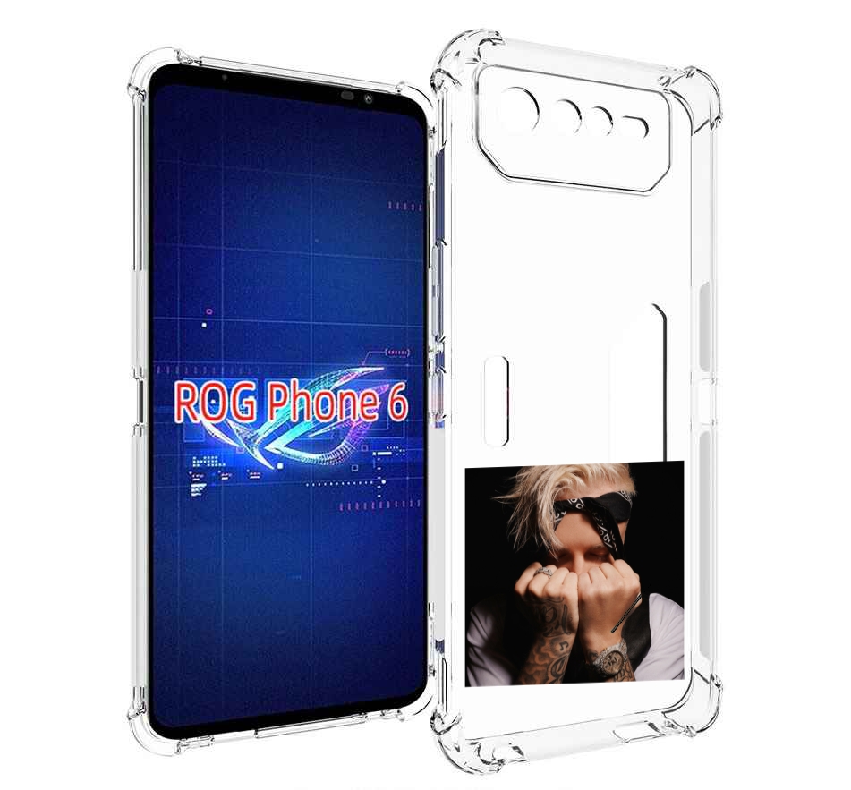 

Чехол MyPads 58 Егор Крид для Asus ROG Phone 6, Прозрачный, Tocco