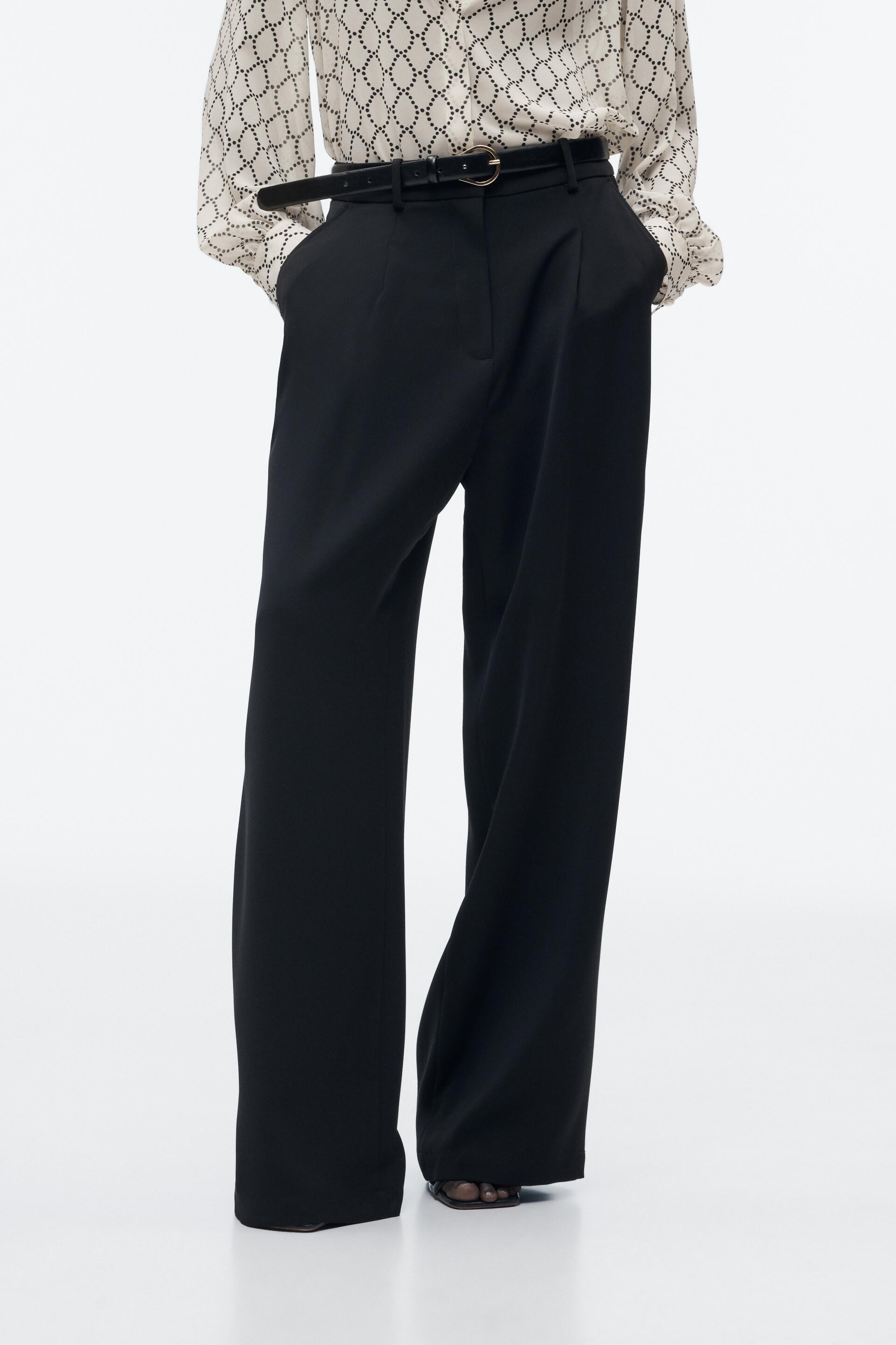 

Брюки женские ZARA 09036928 черные S (доставка из-за рубежа), Черный, 09036928