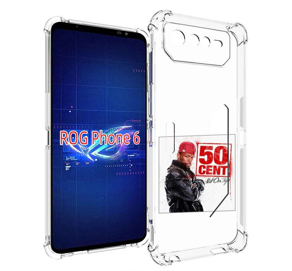 

Чехол MyPads 50 Cent - Still On Top для Asus ROG Phone 6, Прозрачный, Tocco