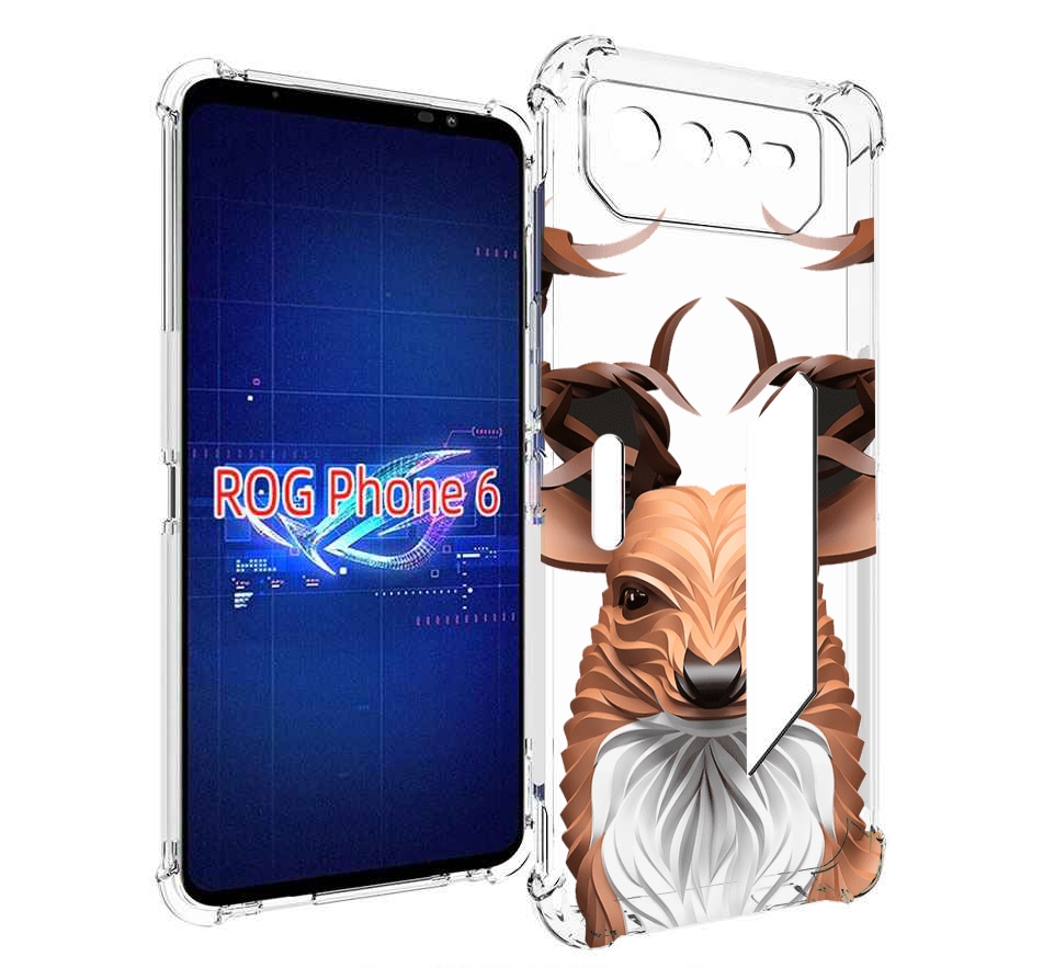 

Чехол MyPads 3D-олень для Asus ROG Phone 6, Прозрачный, Tocco