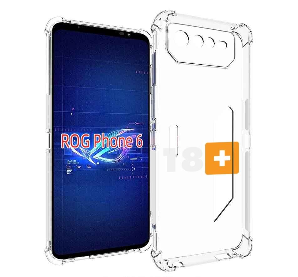 

Чехол MyPads 18+ для Asus ROG Phone 6, Прозрачный, Tocco