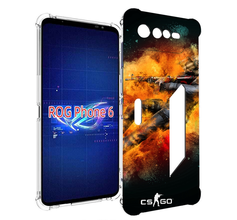 

Чехол MyPads CS-go Контр-террорист для Asus ROG Phone 6, Прозрачный, Tocco