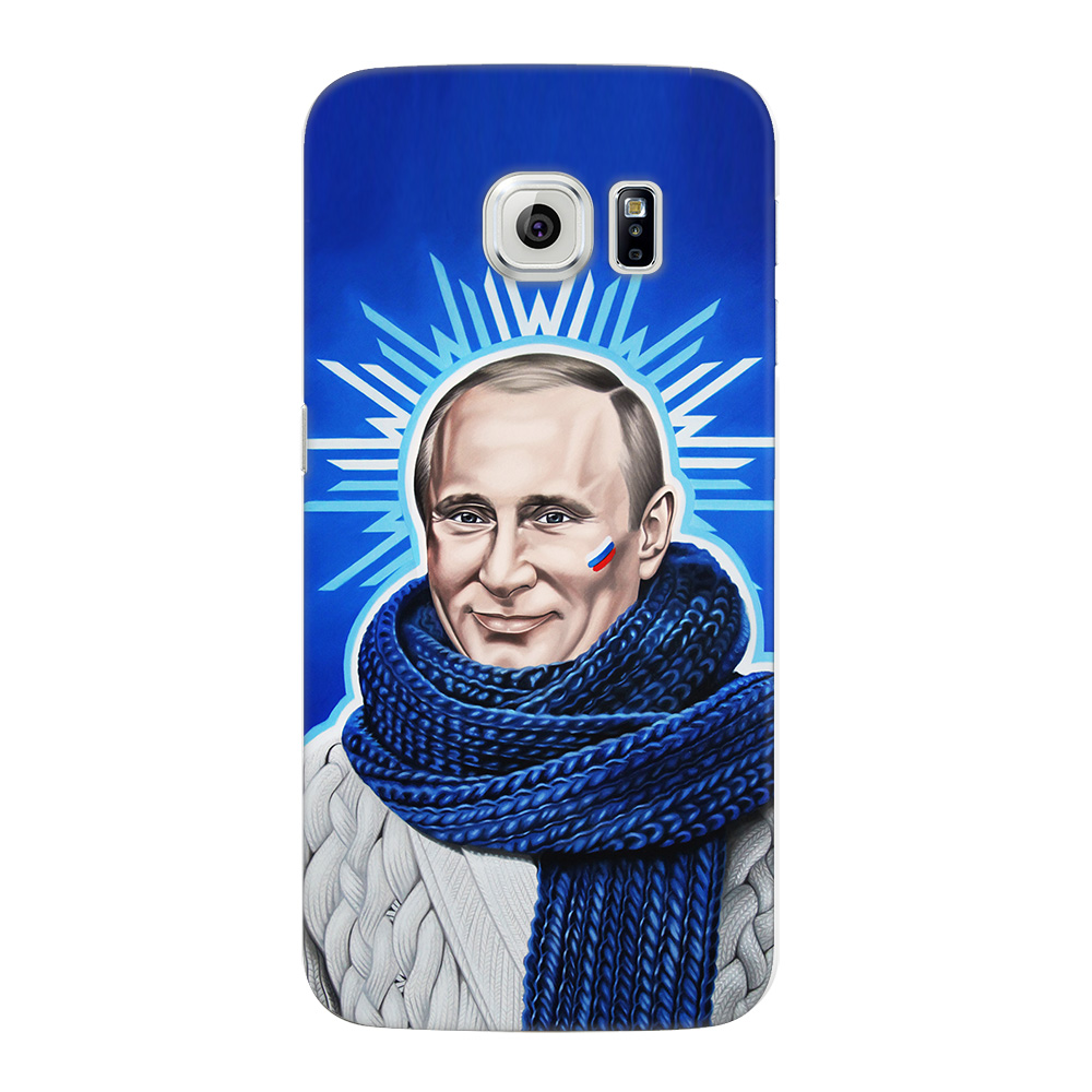

Чехол Deppa Art Case Person Путин звезда для Samsung Galaxy S6 edge + защитная пленка, Синий, Art Case