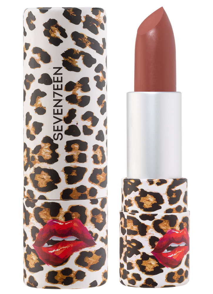 Помада для губ Seventeen сатиновая Glossy Lips Animal Print, 03 читаем по английски истории и загадки о животных 3 класс english reading animal stories and riddles 3 class