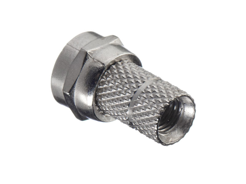 

Штекер NoBrand F (гайка) на 3С2V (цинк) F113 2RCA - 2RCA черный, F113