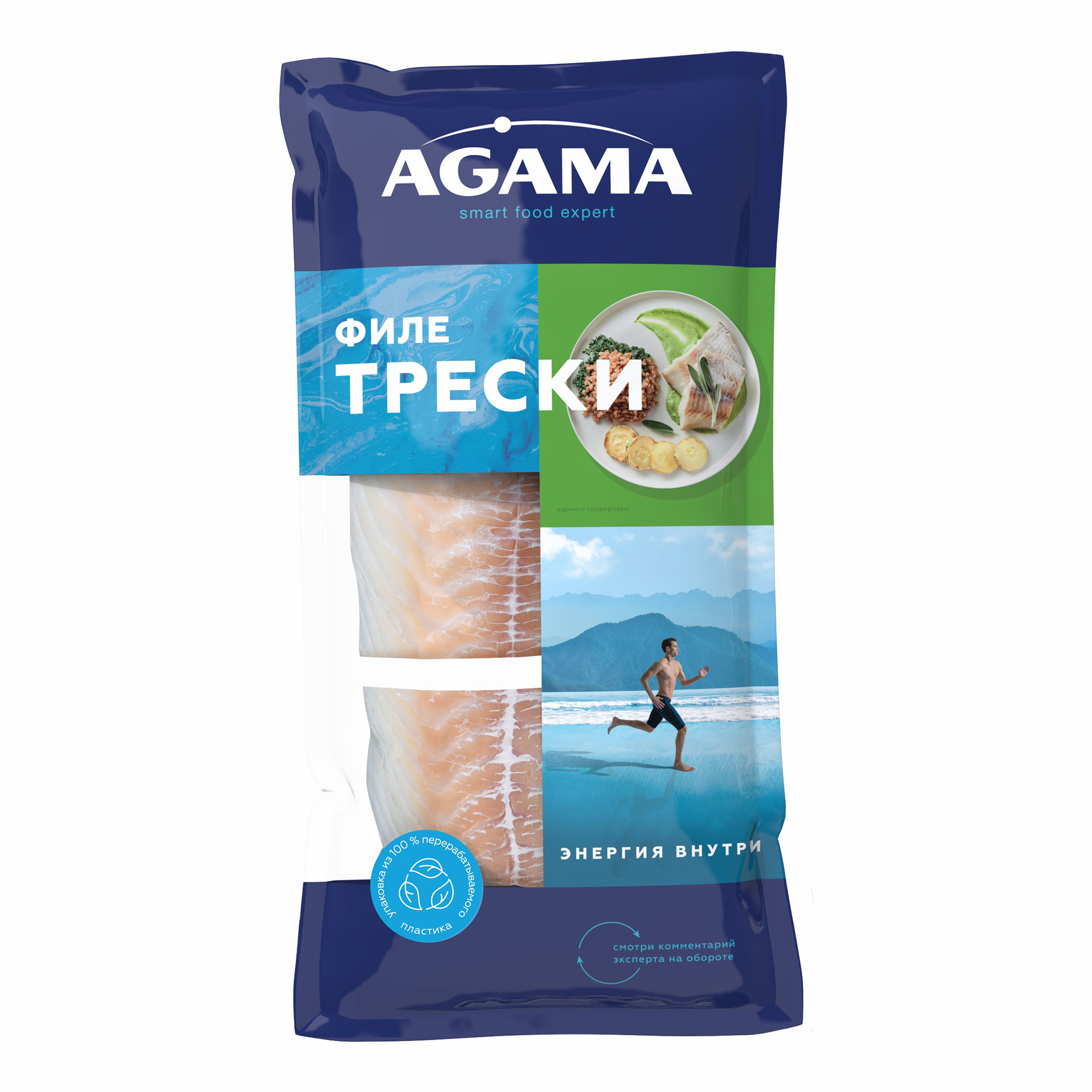 

Треска Agama замороженная филе 400 г