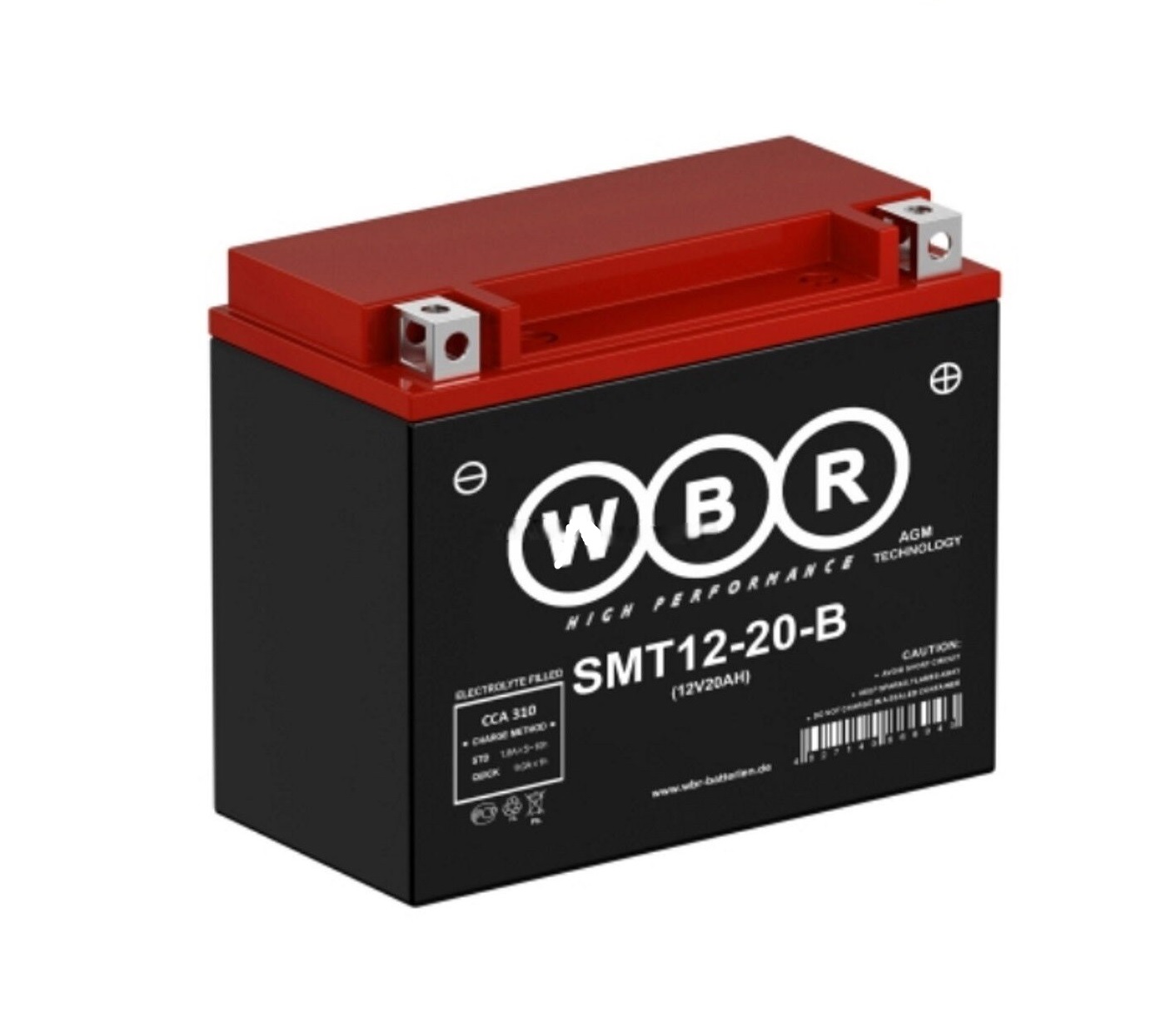 Аккумулятор для ИБП WBR SMT 20 А/ч 12 В (SMT12-20-B)