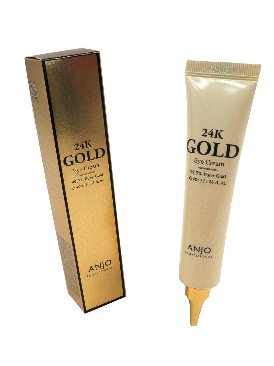 

Крем для век ANJO Professional с биозолотом, 24K Gold eye cream40 мл, ANJO Professional Крем для век с биозолотом, 24K Gold eye cream40 мл