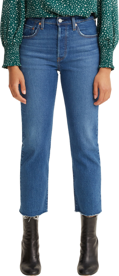 

Джинсы женские Levi's Women 501 Crop Jeans синие 30/30, Синий, Women 501 Crop Jeans