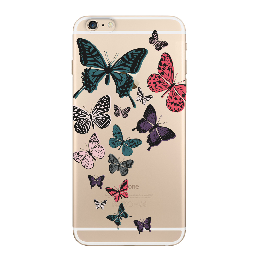 

Чехол Deppa Art Case Military бабочки 2 для Apple iPhone 6 Plus + защитная пленка, Разноцветный, Art Case