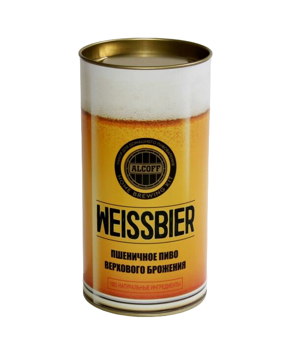 фото Охмёленный экстракт alcoff "weissbier" пшеничное, 1.7 кг