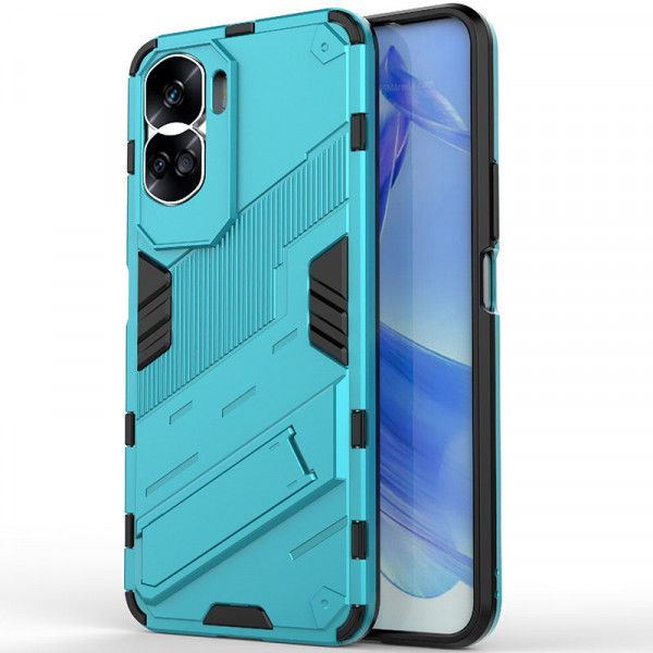 

Противоударный чехол Megatron для Honor 90 Lite с защитой камеры, голубой, Megatron