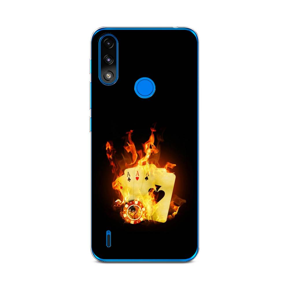 

Чехол Awog на Lenovo K13 / Леново K13 "Горящие карты", Черный;оранжевый, 113050-9