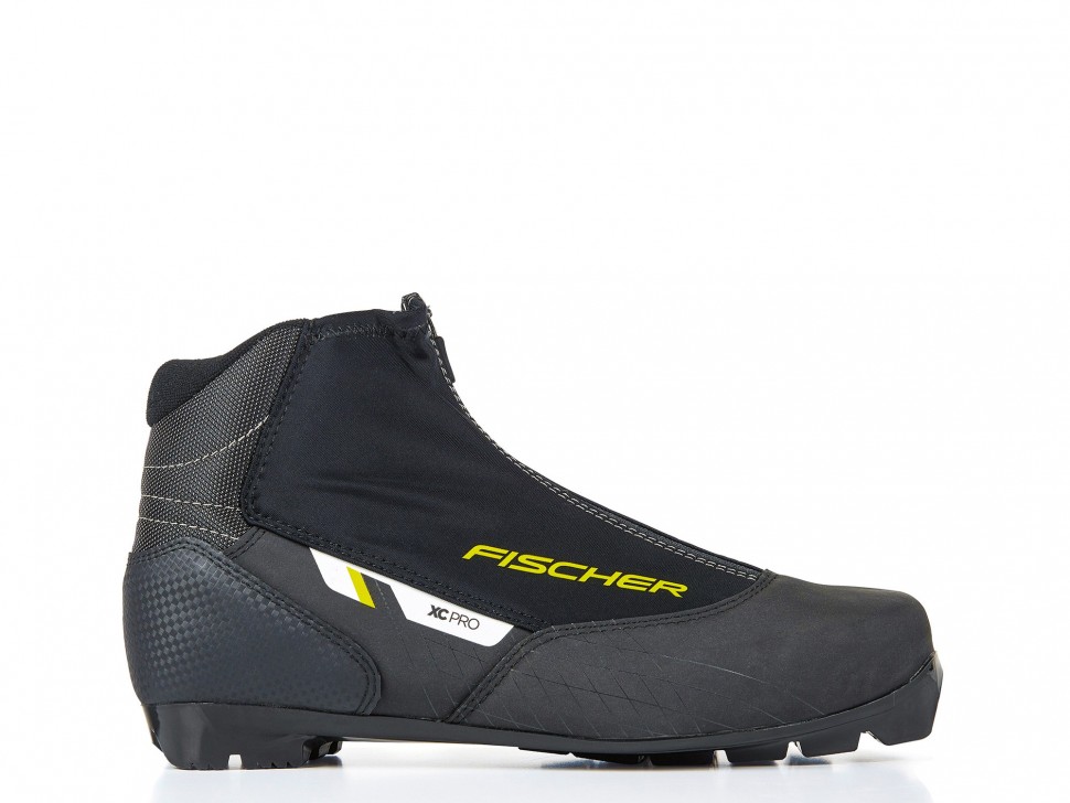 фото Беговые ботинки fischer xc pro black yellow wise