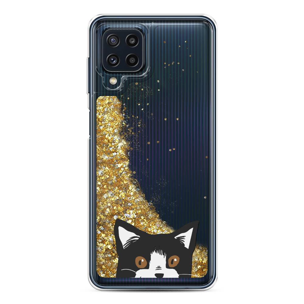 

Чехол Awog на Samsung Galaxy M32 / Самсунг M32 "Подглядывающий кот", 2103590-1