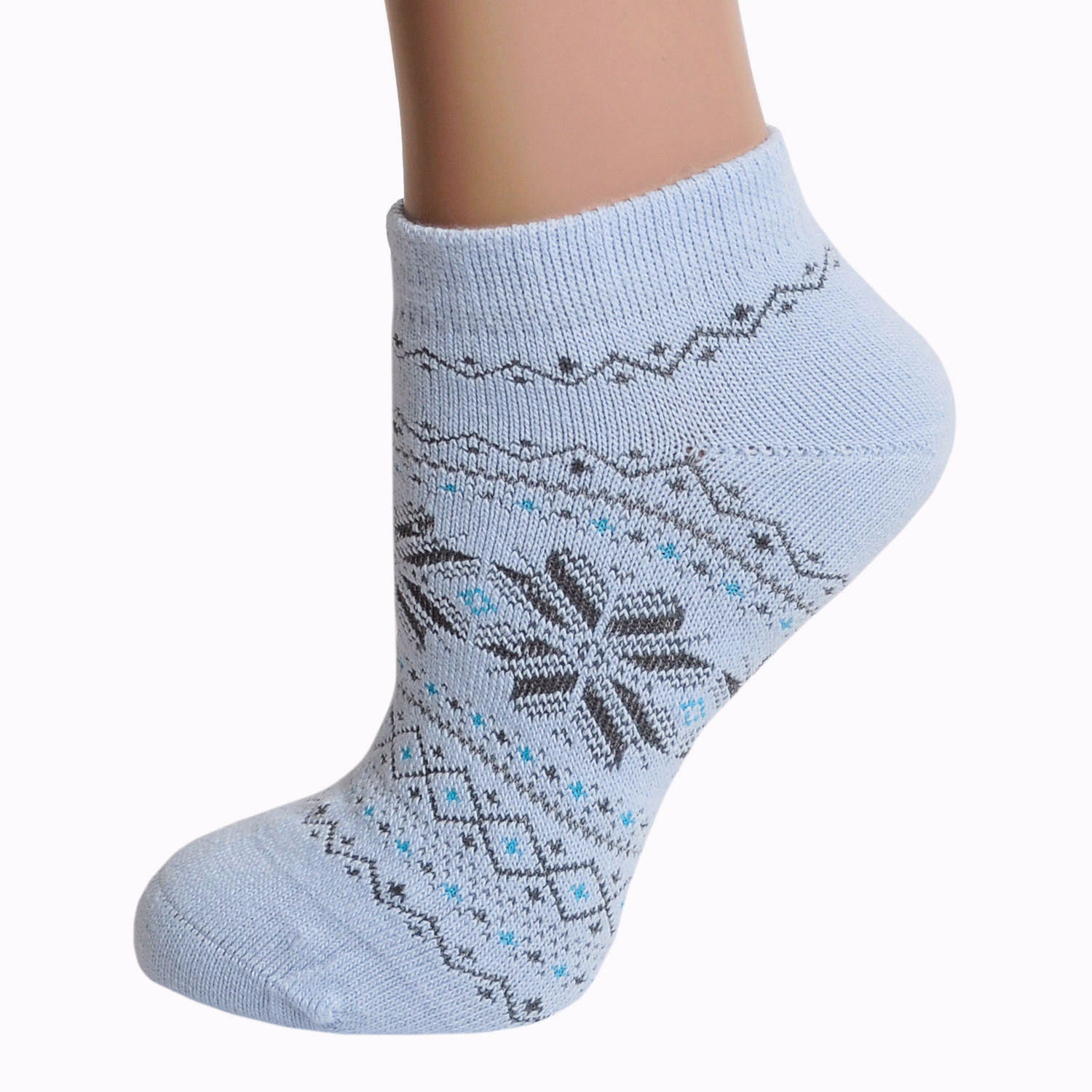 фото Носки женские grinston socks 17d4 голубые 25