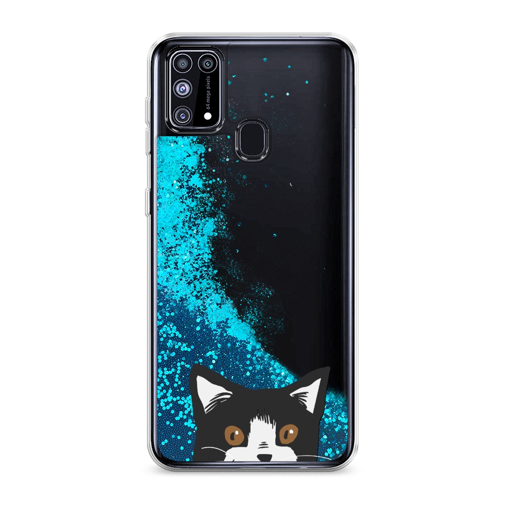 

Чехол Awog на Samsung Galaxy M31 / Самсунг M31 "Подглядывающий кот", 2100793-1