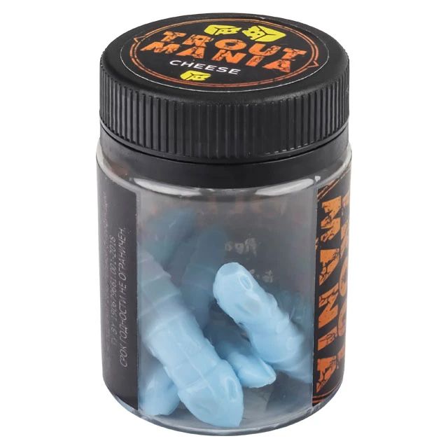 

Приманка силиконовая (мягкая) TRIXBAIT DOLLY CHEESE (TBD15-011/1.5"/011 Blue Ocean), Голубой