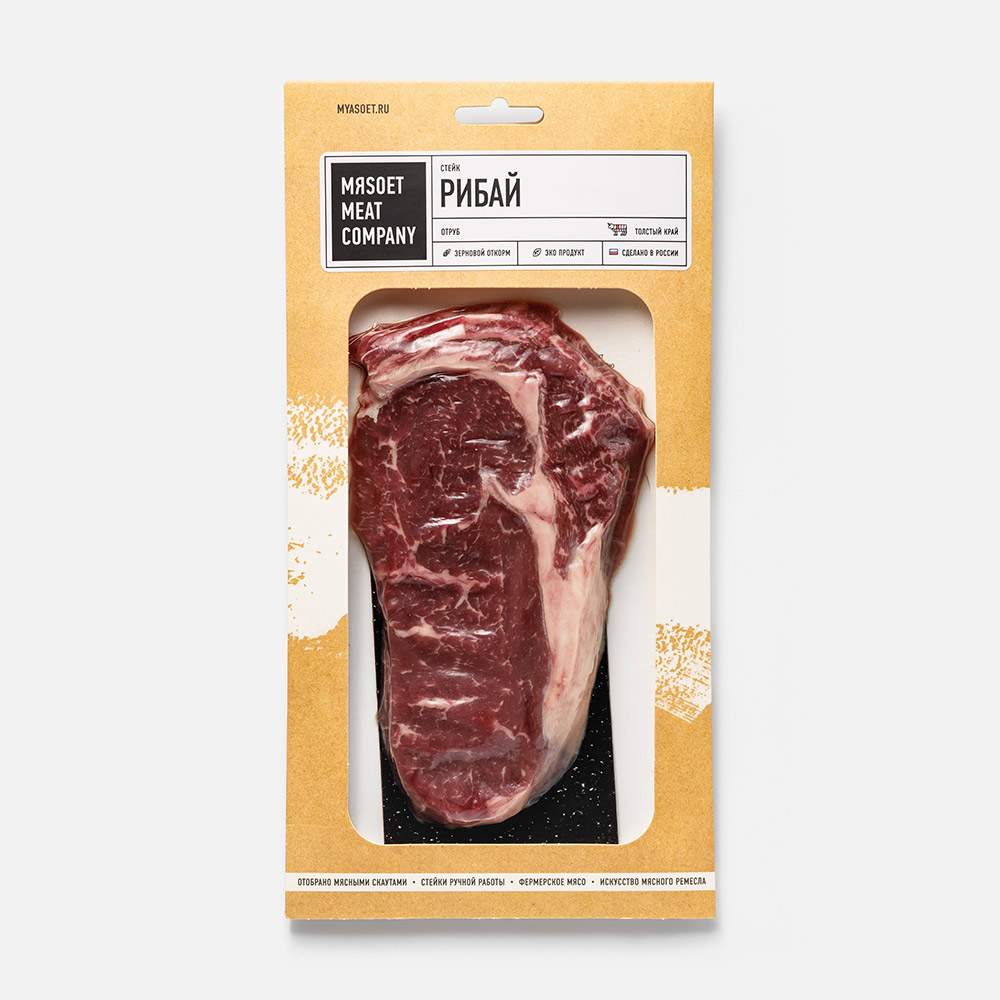 Стейк из говядины Мяsoet Meat Company Рибай охлажденный, в вакууме, 200 г