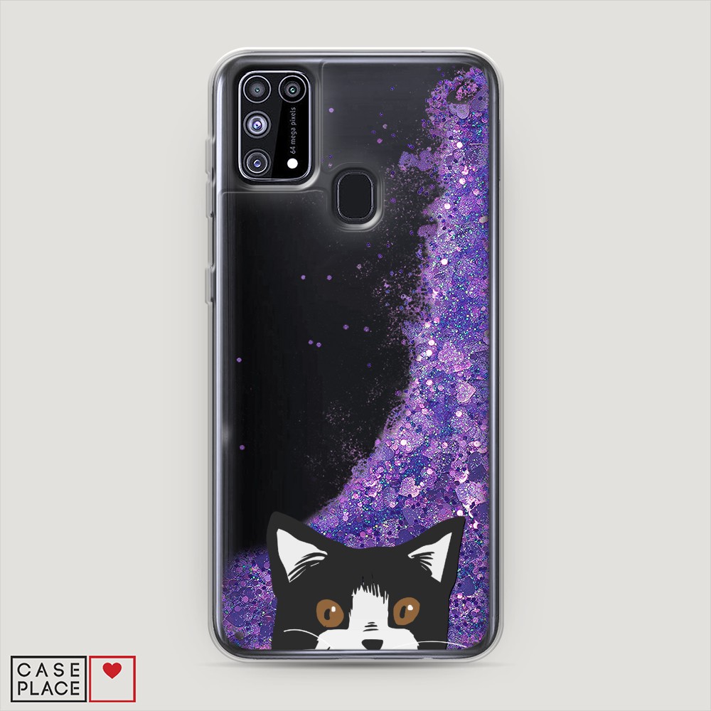 

Чехол Awog на Samsung Galaxy M31 / Самсунг M31 "Подглядывающий кот", Разноцветный, 2100792-1