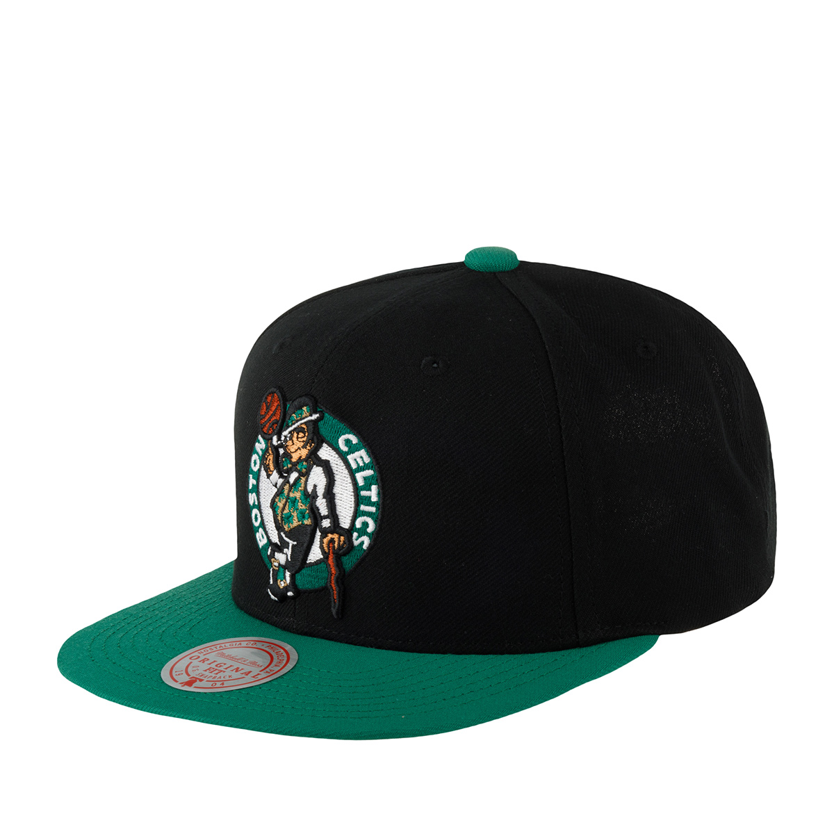 Бейсболка Mitchell&Ness 6HSSDX21129-BCEBKGN Boston Celtics NBA черная/зеленая, one size
