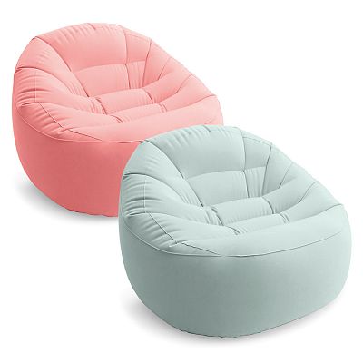 фото Intex, 68590, надувное кресло 112х104х74см beanless bag