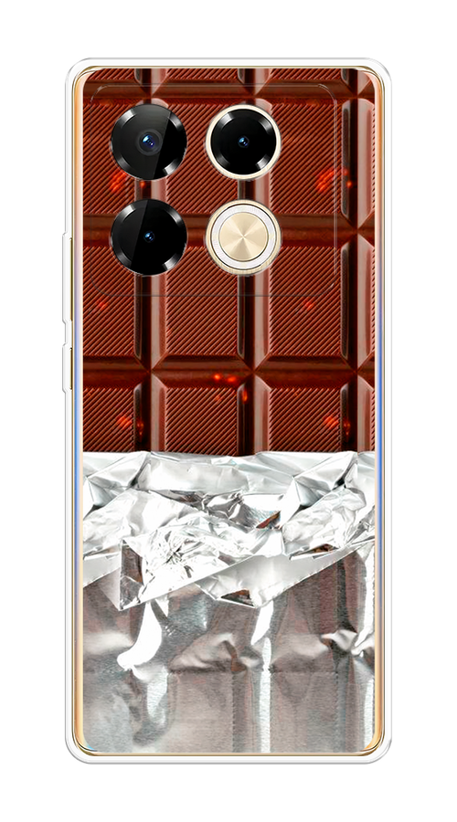 

Чехол на Infinix Note 40 Pro "Шоколад в обертке", Коричневый, 3105750-1