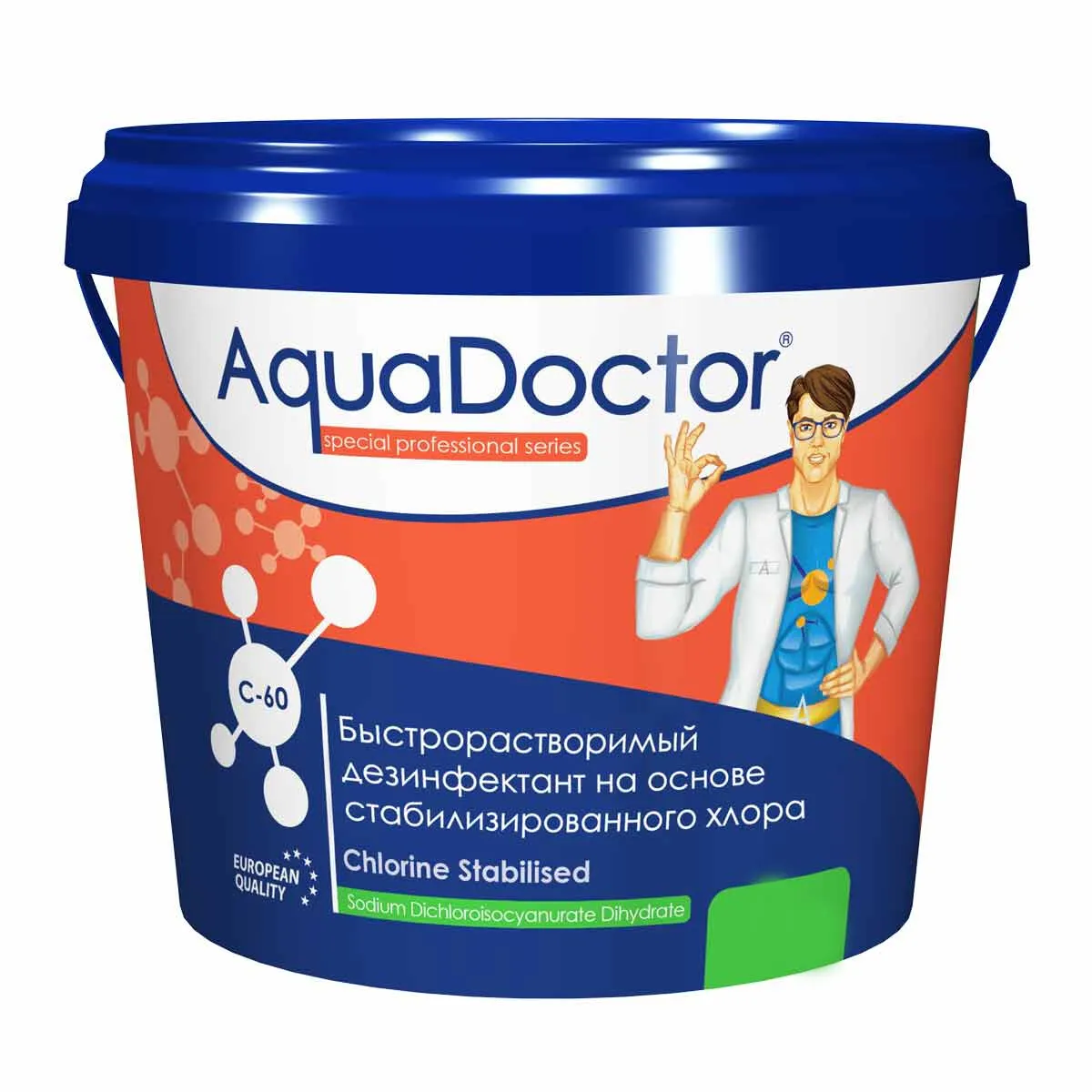 AquaDoctor, AQ15540, AquaDoctor C-60 1 кг. в гранулах