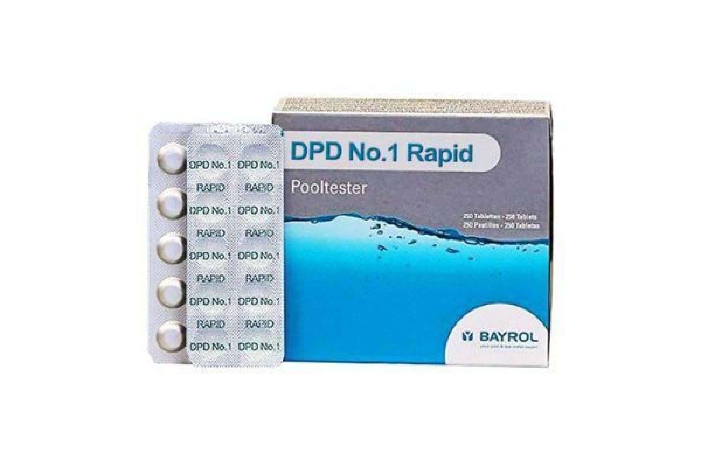 фото Таблетки bayrol dpd №1/rapid pooltester 287151 10 шт.