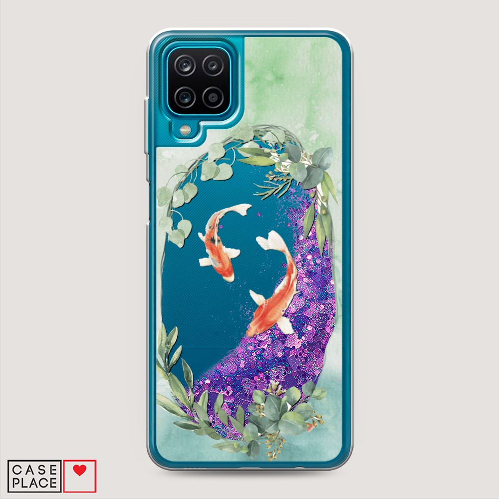 

Чехол Awog на Samsung Galaxy M12 / Самсунг M12 "Две золотые рыбки", Разноцветный, 2102692-1